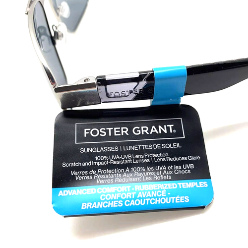 Foster Grant AVC Mens Sunglasses : Gun Metal Gray : Impact & Scratch Resistant - Picture 4 of 6