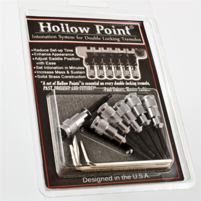 NEW Hollow Point Intonation System For Floyd Rose/Ibanez Edge Tremolos - CHROME