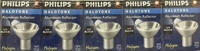 5 Philips 20-Watt 12-Volt Halotone Aluminum Reflector Bulbs - 409355