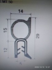 820322115Z GUARNIZIONE PORTE AUTO CAMION TRATTORI CABINE