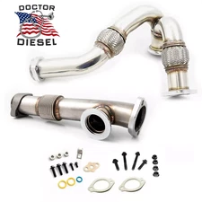 HD Y-Pipe & Passenger Side Up Pipe For 2003-2007 Ford 6.0L Powerstroke Diesel