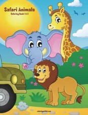 Safari Animals Coloring Book 1  2