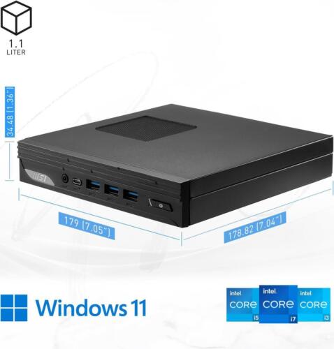 (Factory Refurbished) MSI PRO DP10 13M-059US i5-1340P 8GB 1TB Windows 11 Desktop - Picture 2 of 6