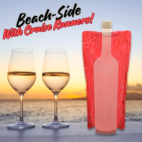 Kit de frasco de crucero corredores de ron contrabando alcohol licor alcohol bolsa de plástico Foto 3 de 4