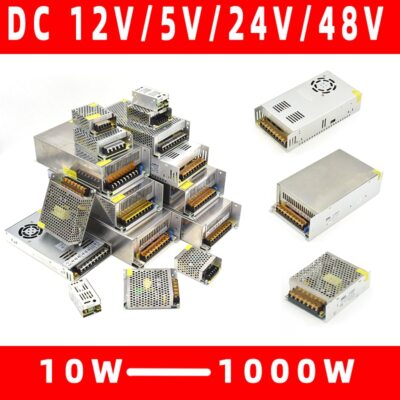 AC to DC 5V 12V 24V 48V 1A 2A 5A 10A 20A 30A 40A LED Strip Power Supply Adapter
