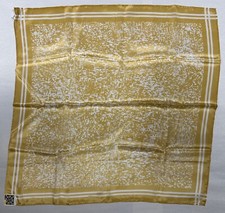 UNUSED Vintage Retro Modern ECHO 100 Silk Japan Scarf A5 