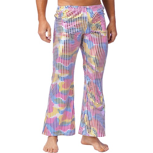 Pantalones acampanados para hombre elegantes pantalones largos carnaval pierna recta pantalones informales club - Imagen 58 de 67