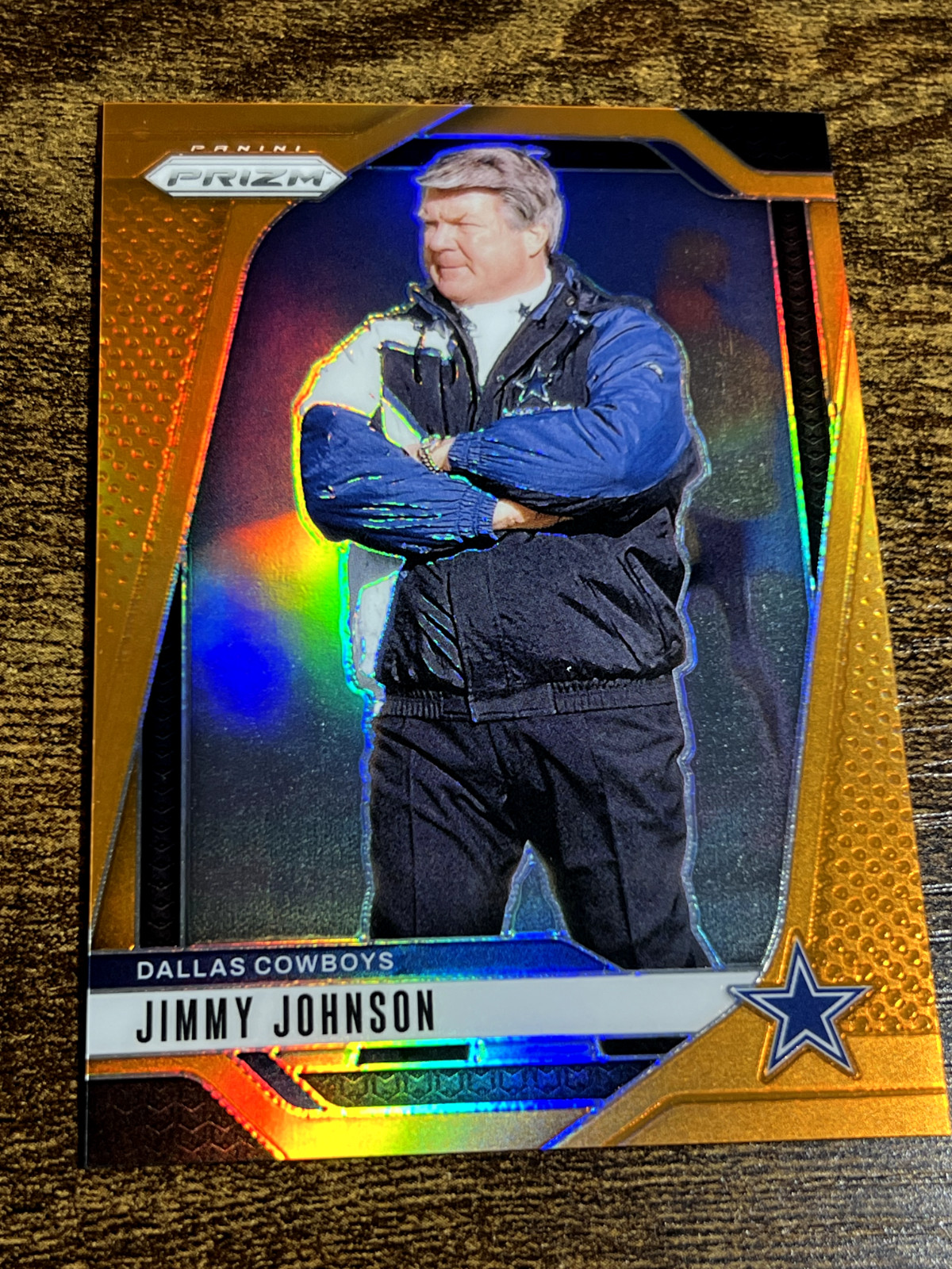 JIMMY JOHNSON 2024 Panini Prizm Orange Refractor /249 #82