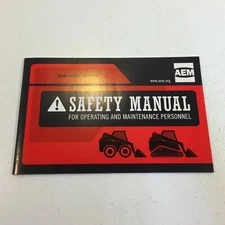 AEM Skid Steer Loader Safety Manual SS-1303