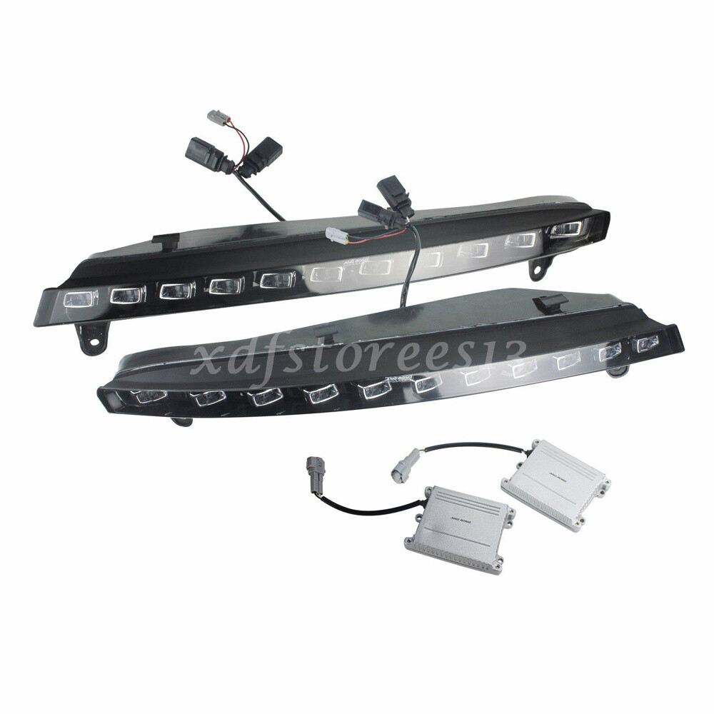 For 0709 Audi Q7 Pair 22 LED Daytime Running Light DRL Fog Lights w