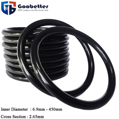 Nitrile Rubber O Ring Washer Seals O-Ring 2.65mm Cross Section Metric Oring