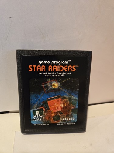Atari 2600 STAR RAIDERS rare Game + Manual + Overlay + Touch Pad w/ Big Box, - Picture 8 of 16
