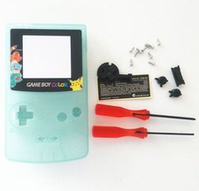 GBC Nintendo Game Boy Color Housing Shell Screen Glow in the Dark Pikachu USA 