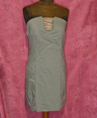 Vero Moda Emmy Kleid in Gargoyle Green, Größe 10. Nagelneu mit Etikett