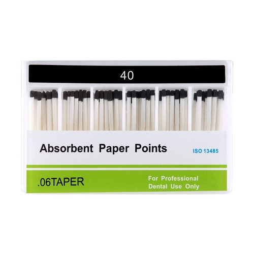 Dental Endo Gutta Absorbent Paper Points Fiber Taper PP 0.04/0.06/0.02 15#-40# - Picture 17 of 22