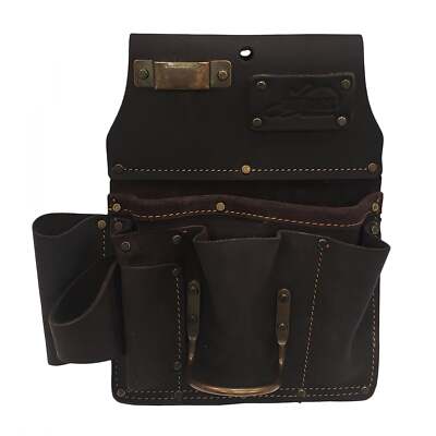 OX Tools OX-P263801 Pro Ölgegerbtes Leder Trockenbauer Werkzeugtasche