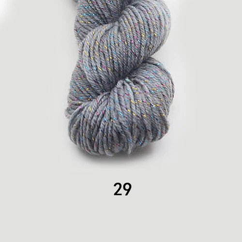 44 colori maglia a mano lana bambino latte cotone uncinetto filato grosso 50g/palla - Foto 52 di 67