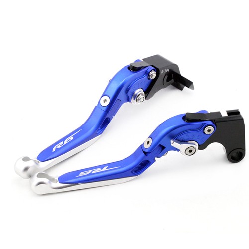 Brake Clutch Levers For YAMAHA YZFR6 2005-2021 18 19 Logo R6 Folding Extendable - Picture 11 of 15