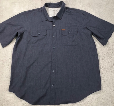 CHEMISIER Homme - Chemise en jean tendance à manches longues avec doubles poches - Bleu LC™ Bleu