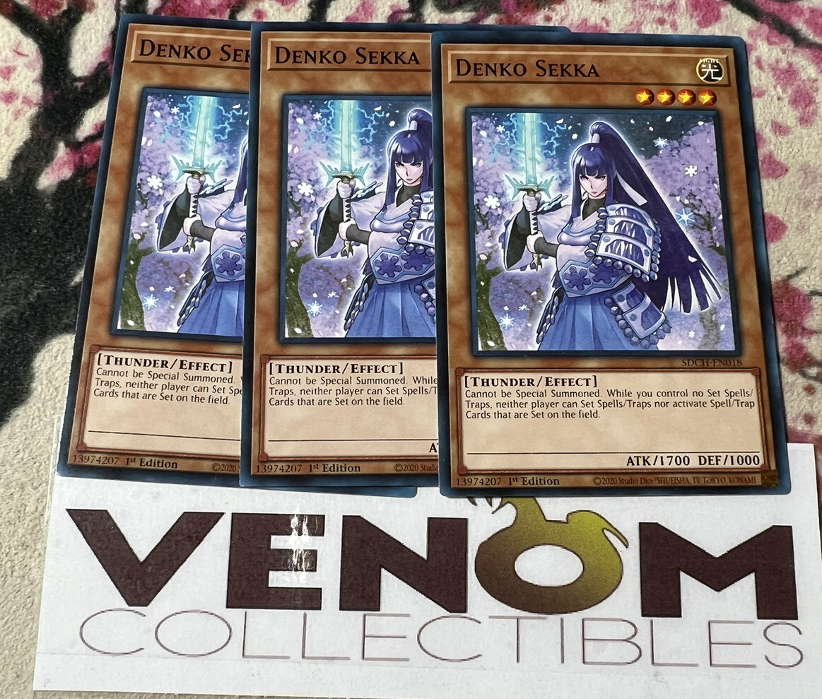 yugioh sekka deck YU-GI-OH! - Denko (MP15-EN155) - Mega Pack 2015 - 1st Edition Chapter 1 Denko Sekka NM SDCH 1st