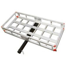 500 Lb Aluminum Cargo Carrier Hitch Mount 2 Receiver Rack With Pin Included