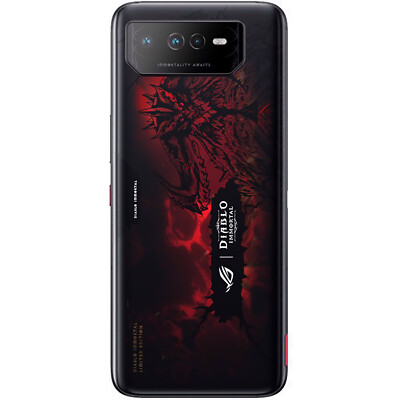 スマートフォン本体 ROG Phone 6 Diablo Immortal 16/512GB Asus ROG Phone 6 DIABLO IMMORTAL EDITION 5G Red 512GB+16GB Dual