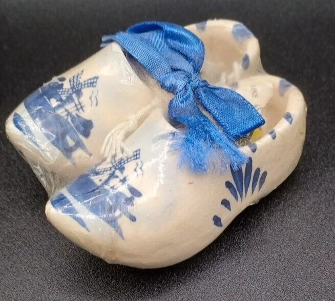 Jamin Candy in Miniature Blue & White Delft Shoes/Clogs NEW SEALED - Image 2 of 4