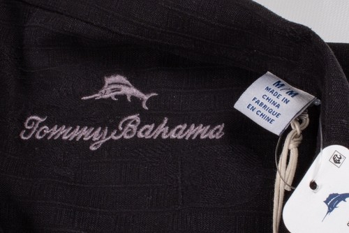 NEW Tommy Bahama "Here To Shake Things Up" Embroidered Button Up Shirt Men's MED - Picture 10 of 13