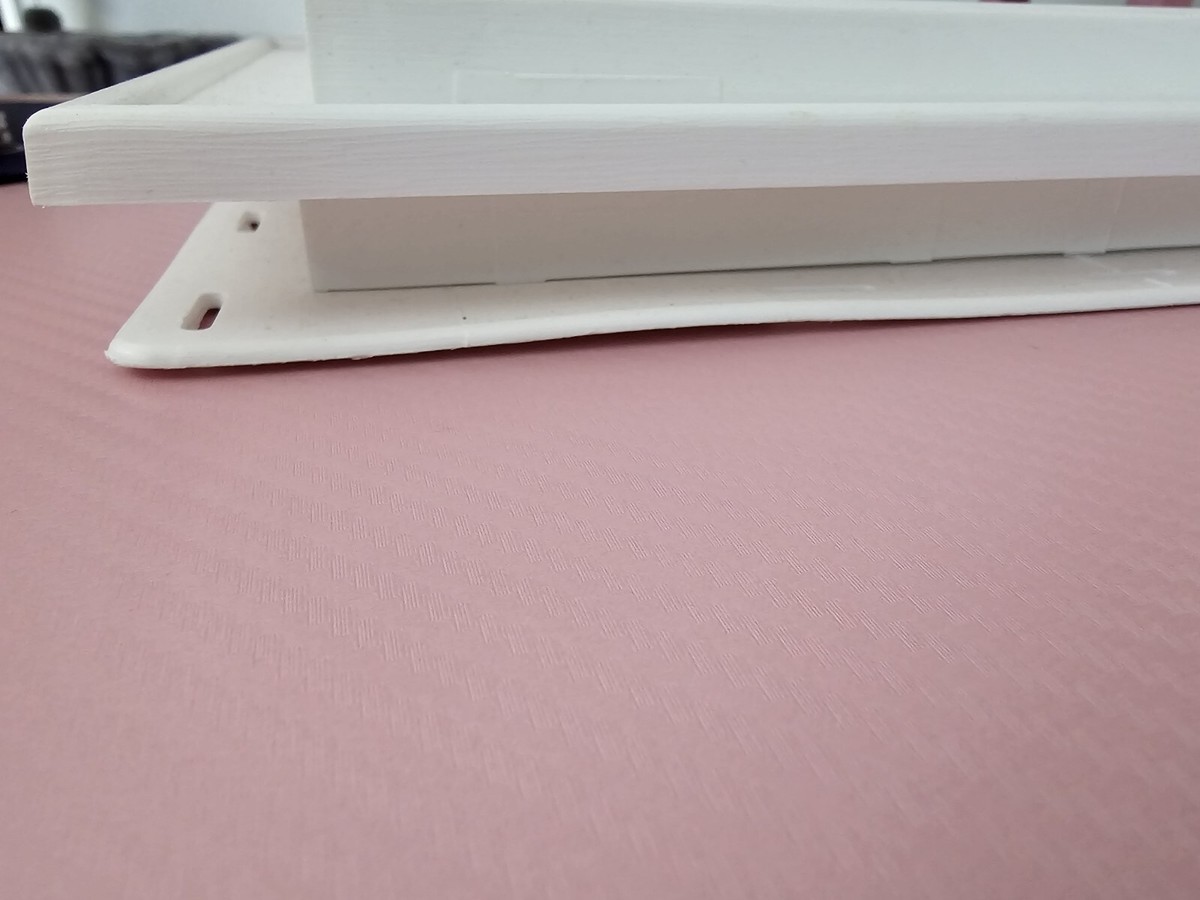 Builders Edge Jumbo Mounting Block – 123 White, UV Stabilized, Patented Snap-On Trim Ring For Coach Lamps & Meters
