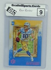 2020 Chronicles Gridiron Kings Pink Justin Herbert RC #GK-3, Raw Review GSC 9