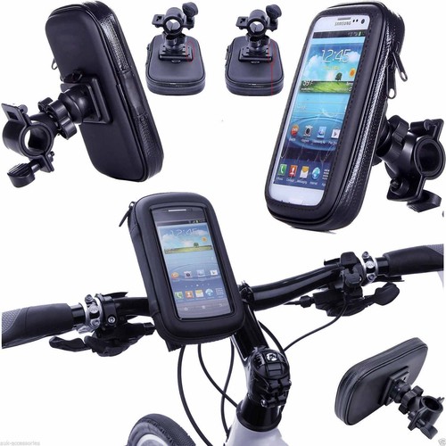 360° Waterproof Bike Bicycle Mount Holder Phone Case Cover for iPhone All Models - Picture 2 of 29