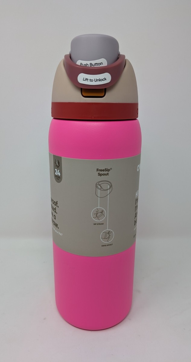 Owala Can You See Me Bright Pink 32 Oz Free Sip Limited
