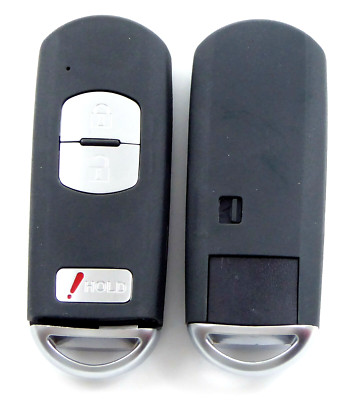 Autoschlüssel SMARTKEY Leergehäuse 3Tasten für MAZDA  Batterie Mittig im Gehäuse