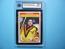 1982/83 O-PEE-CHEE NHL HOCKEY CARD #339 RICHARD BRODEUR KSA 10 GEM MT 82/83 OPC