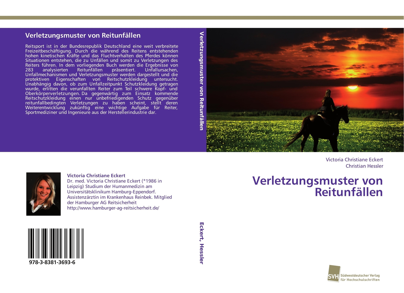 Thumbnail - Verletzungsmuster Von Reitunfällen Victoria Christiane Eckert (u. A.)