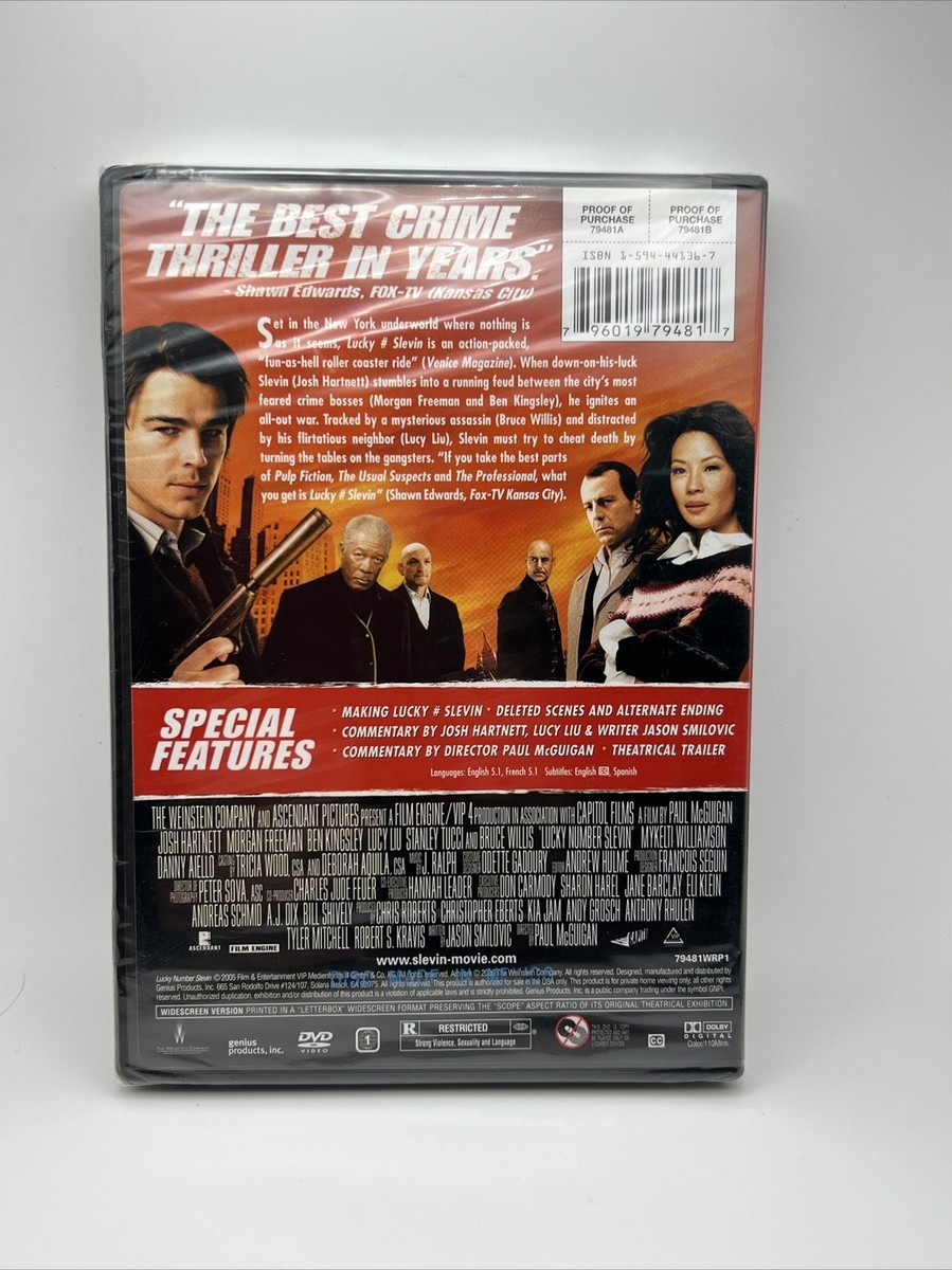 Lucky Number Slevin DVD Widescreen Edition New Sealed 796019794817