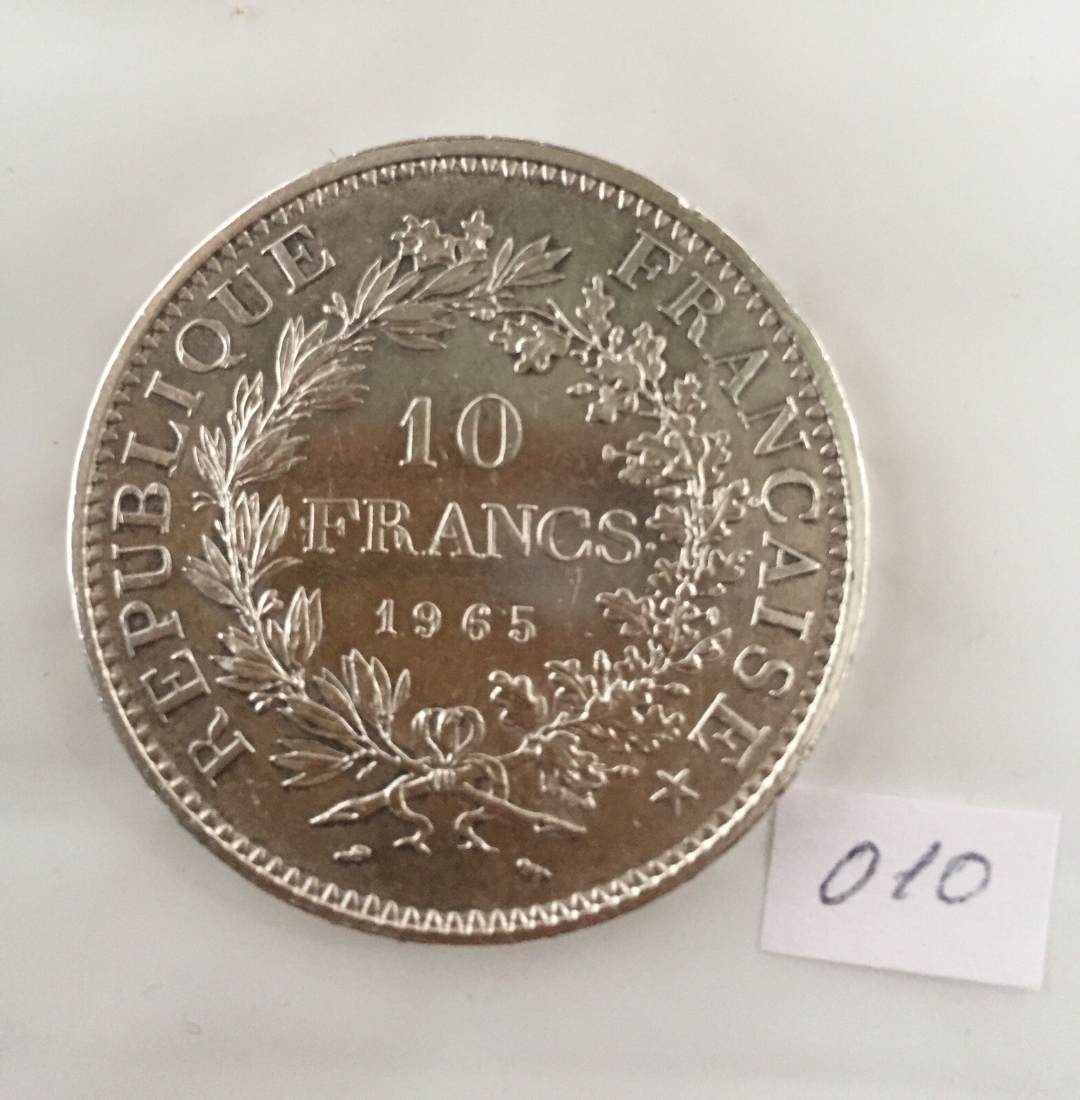 Pièce De 10 Francs En Argent 1965 Pièce de 10 Francs Hercule en Argent 1965 | eBay