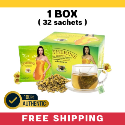 CATHERINE Tea Infusion Detox Weight Loss Slimming Diet natural 32 Sachets