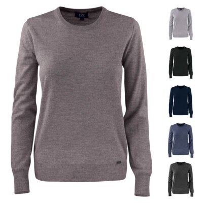Cutter & Buck Strickpullover Kennewick Crewneck Damen Pulli Sweatshirt NEU