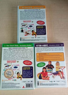 Baby Bumble Bee Vocabulary Builder 3DVD Vol.1-2 + Action Words 3