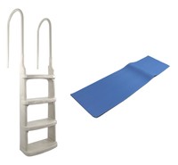 Main Access 200200 Easy Incline Above Ground In-pool Swimming Pool Ladder W/ Mat on sale Main Access 200200 Easy Incline Above Ground In-pool Swimming Pool Ladder W/ Mat on sale