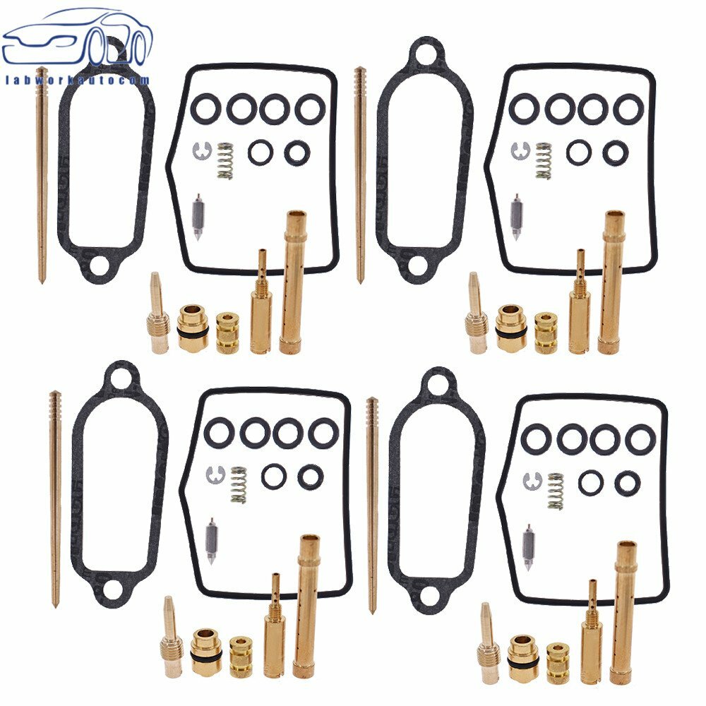 4 Deluxe Carburetor Repair Carb Rebuild kits For Honda CB350F 19721974