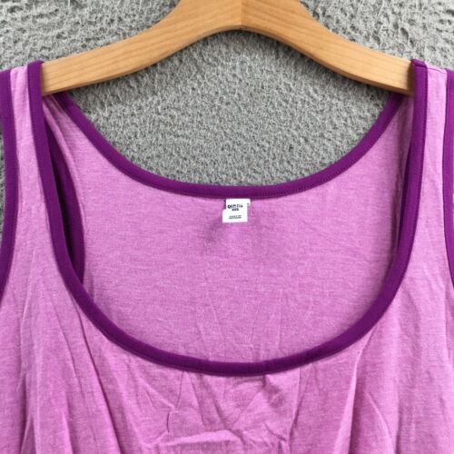 Old Navy Tank Top Damen 2XL lila Baumwollmischung ärmellos Pullover Freizeit NEU - Bild 3 von 16