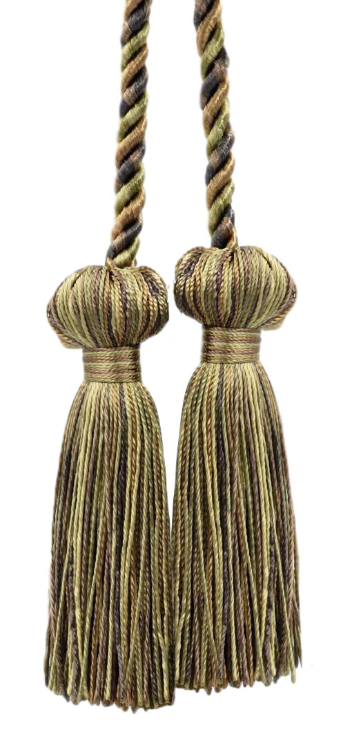 Curtain Tieback, Style# CCT, Color# PR08 - Hazel Brown [Sold Individually]