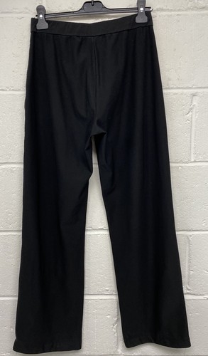 Nike Wide Leg Zip Front Yoga Sports Pant Trouser Size Medium 8-10 PK - Picture 3 of 7