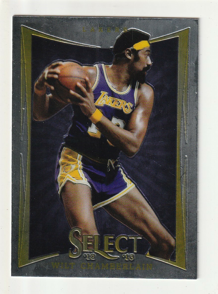 wilt chamberlain 2012-13 panini select #125 HOF lakers