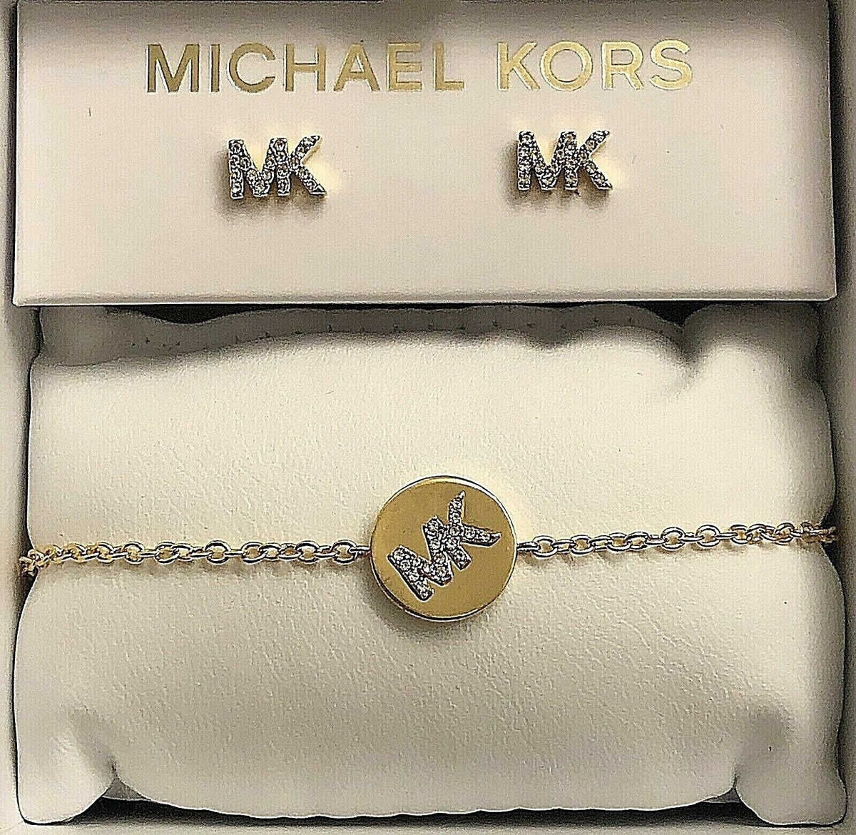 MICHAEL KORS GOLD-TONE CRYSTAL PAVE display picture 2