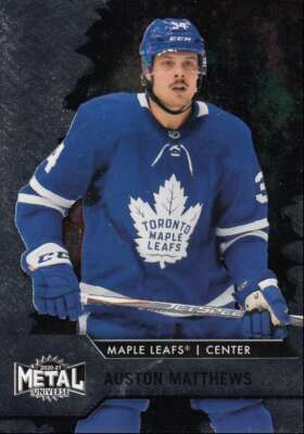 2020-21 Skybox Metal Universe #34 Auston Matthews - Toronto Maple Leafs