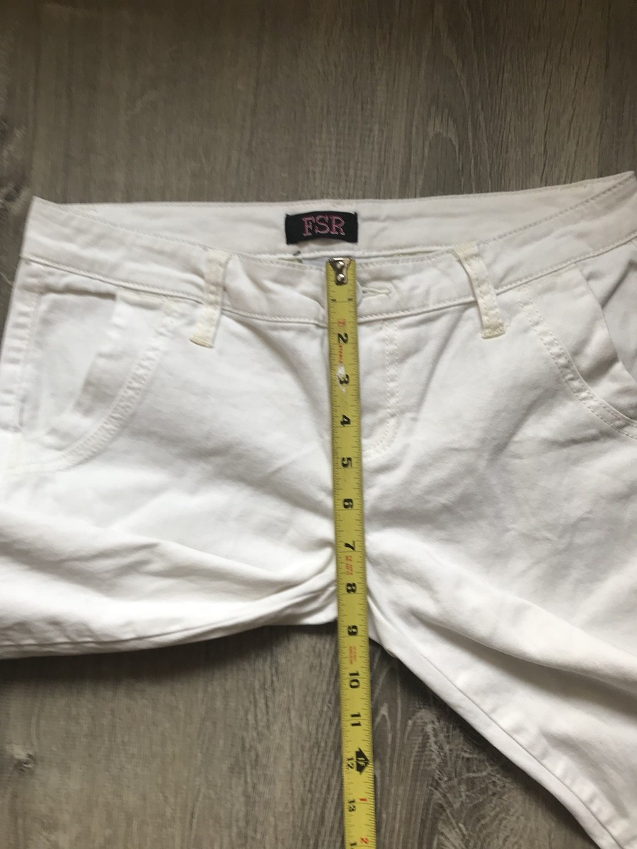 Jeans Skinny Blanc FSR Pour Juniors, Taille 3, 98% Coton 2% élasthanne - Occasion Très Bon état
