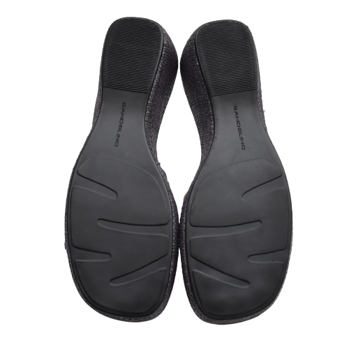 Sandalias Bandolino para mujer talla 9 extensiones tacón de cuña tela texturizada Harriet 3 - Imagen 7 de 8